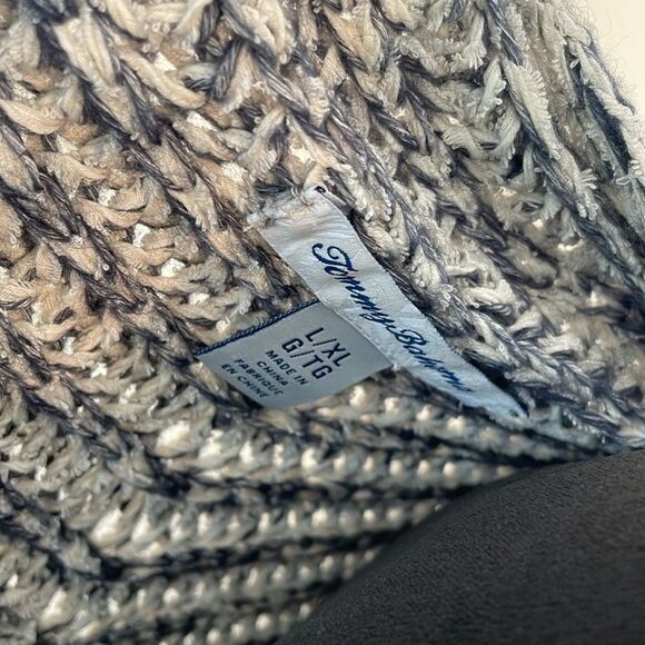 Tommy Bahama chunky open front indigo cardigan - Picture 6 of 9